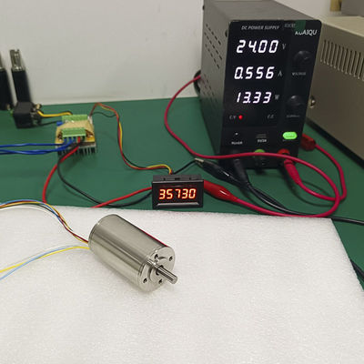 30 mm Kernloser BLDC-Motor 448.9W 162.6N.m 26349RPM 24V 48V
