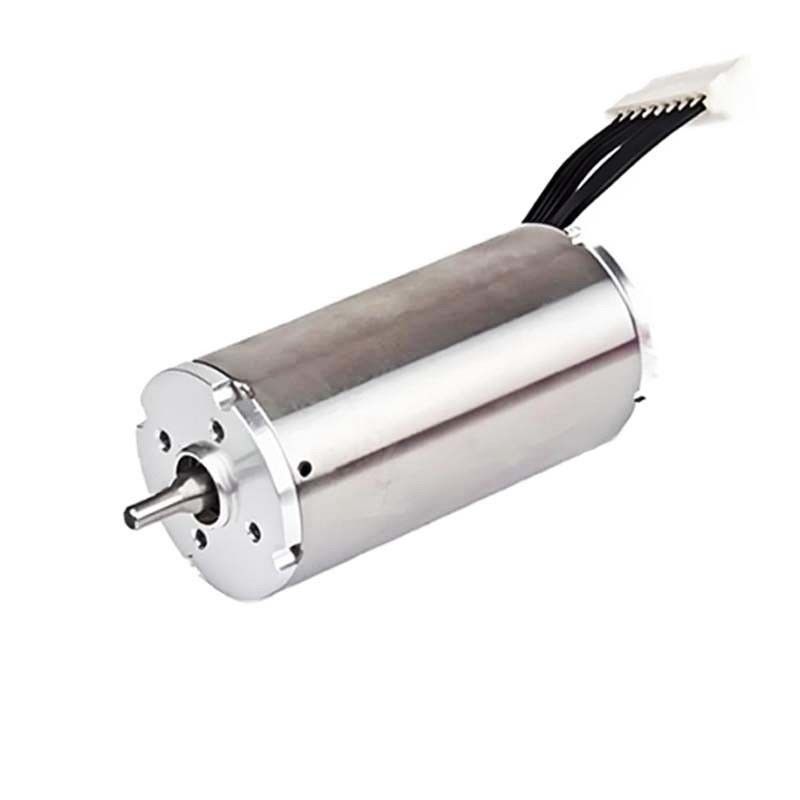 Minimaler Wartungsbedarf Schlitzloser Bürstenloser Motor 28mm Kernloser Bürstenloser Motor 48v 46W 13786rpm